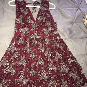 Patterned flowy dress